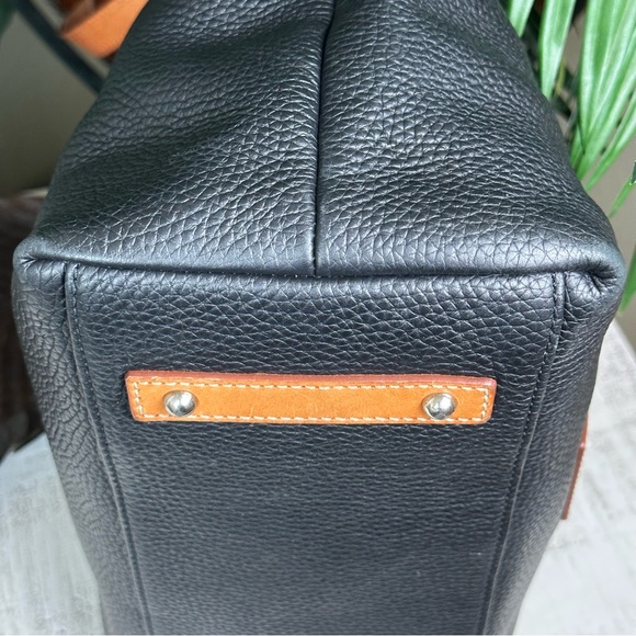 DOONEY & BOURKE - Black Pebbled Leather Hanna Bag - Picture 6 of 16